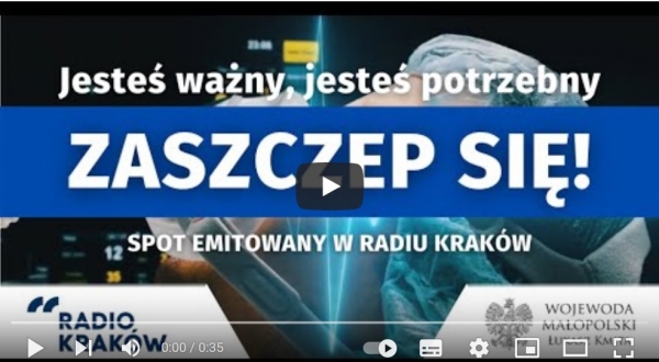 JESTEŚ WAŻNY, JESTEŚ POTRZEBNY. ZASZCZEP SIĘ!