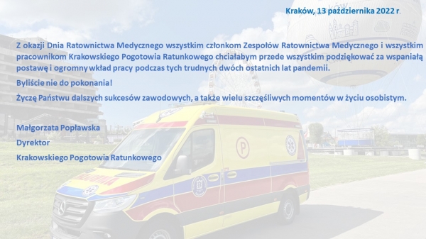 DZIEŃ RATOWNICTWA MEDYCZNEGO 2022